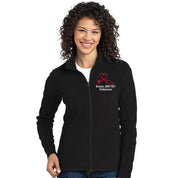 Ladies Microfleece Jacket Lightweight Jacket