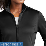 Personalized 100% Poly Ladies Sport-Wick® Full-Zip