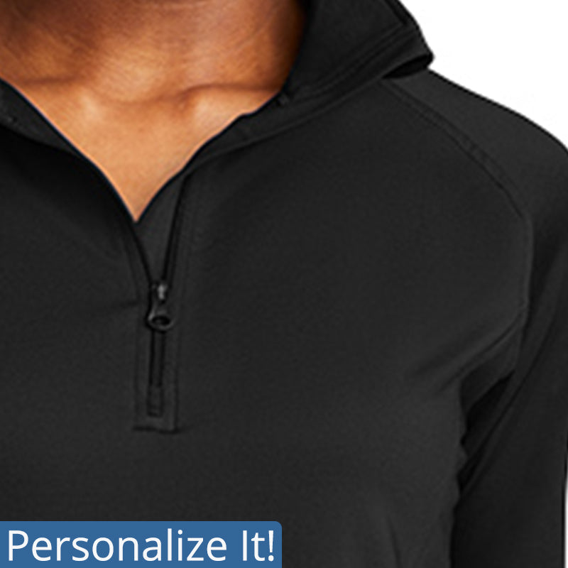 Ladies Sport-Wick® Stretch 1/2-Zip Pullover