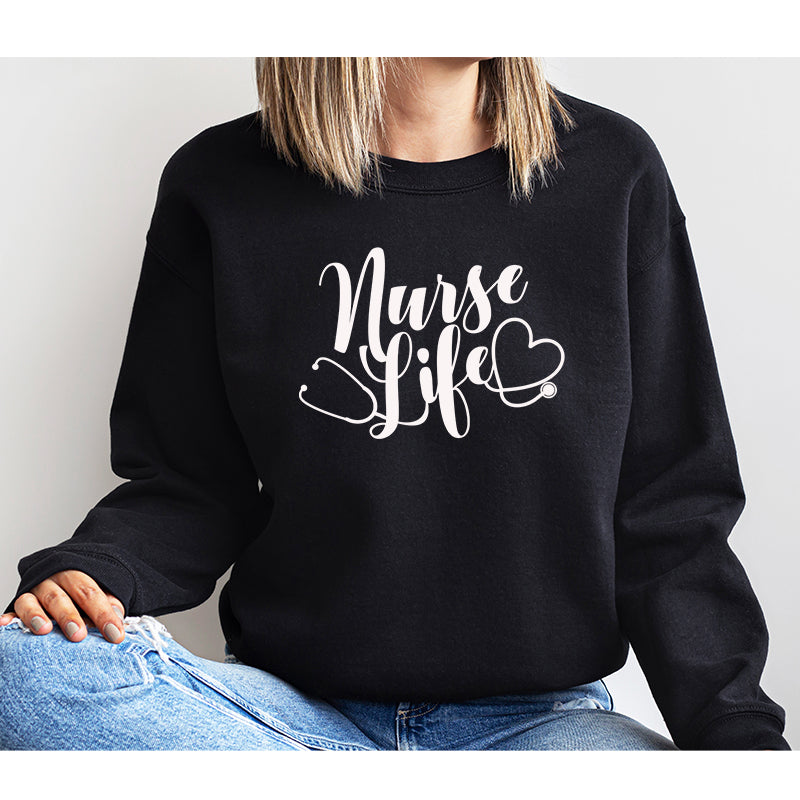 Crew Neck Sweatshirt | Nurse Life | MacAttackGear