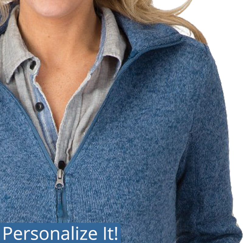 Charles River Women's Heathered Fleece Nurse Jacket