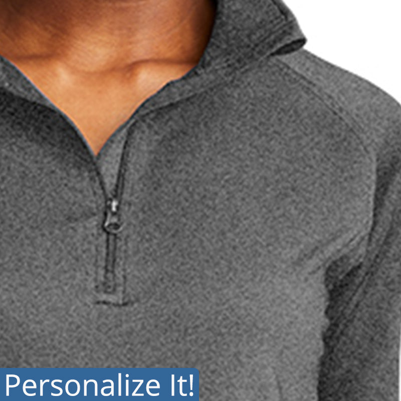 Ladies Sport-Wick® Stretch 1/2-Zip Pullover