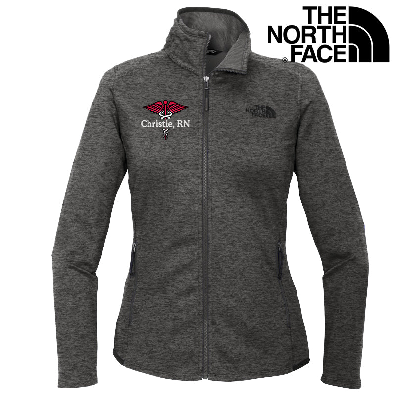 Custom The North Face Men's Urban Navy Heather Sweater Fleece Jacket