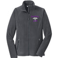 Eddie Bauer jacket Steel Grey / XS EB225 Eddie Bauer® Ladies Full-Zip Microfleece Jacket