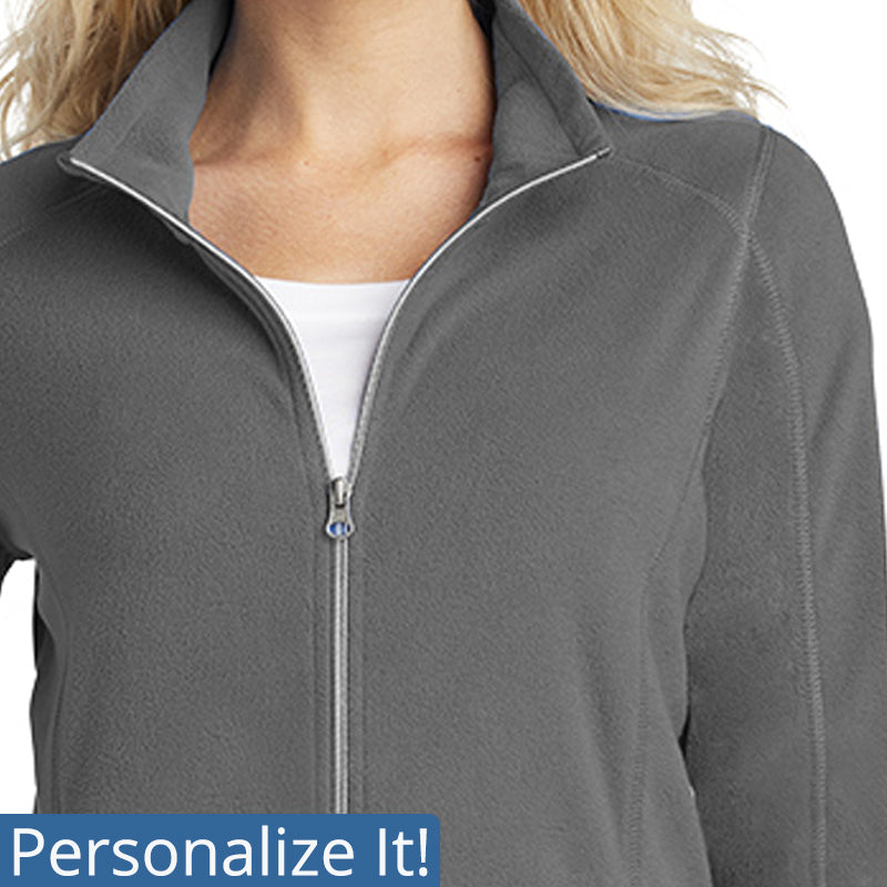 Ladies Microfleece Jacket Lightweight Jacket