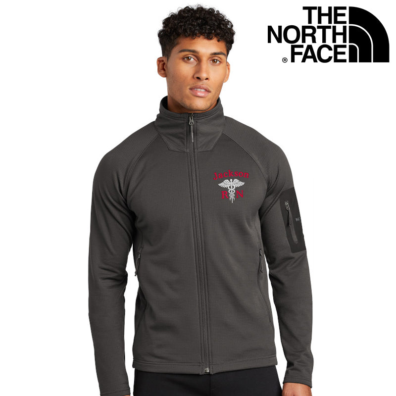 The North Face ® Men's Mountain Peaks Full-Zip Nurse Jacket | NF0A47FD -  Asphalt Grey / Choose Size: