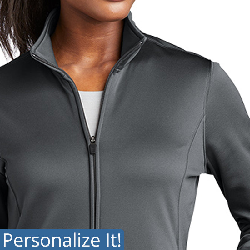 Personalized 100% Poly Ladies Sport-Wick® Full-Zip
