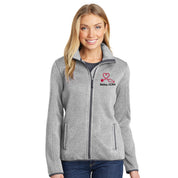 Port Authority® Ladies Sweater Fleece Full Zip