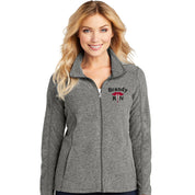 OVERSTOCK | Port Authority® Ladies Heather Microfleece Full-Zip Jacket
