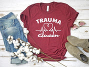 Adult Bella Canvas Tee | Trauma Queen Nurse Tee