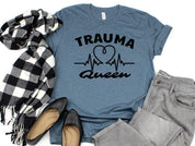 Adult Bella Canvas Tee | Trauma Queen Nurse Tee