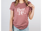 Adult Bella Canvas Tee | Nurse Life T-shirt