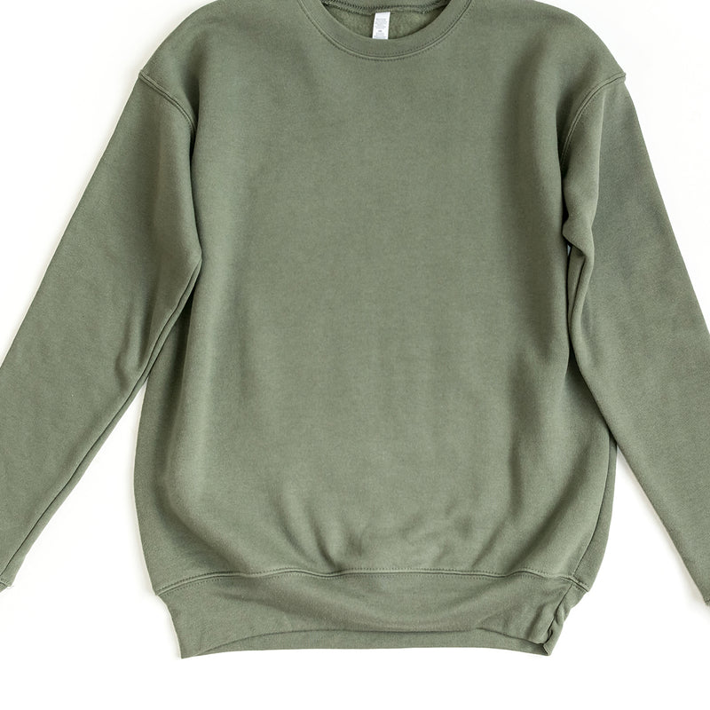 BELLA+CANVAS ® Unisex Sponge Fleece Drop Shoulder Sweatshirt | Neck Embroidery