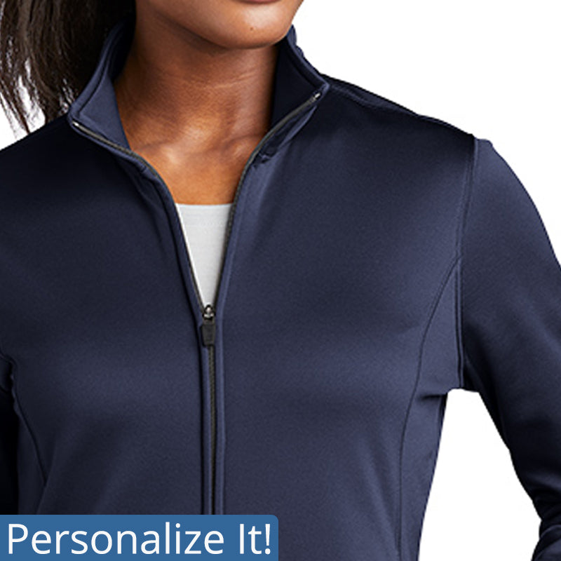 Personalized 100% Poly Ladies Sport-Wick® Full-Zip