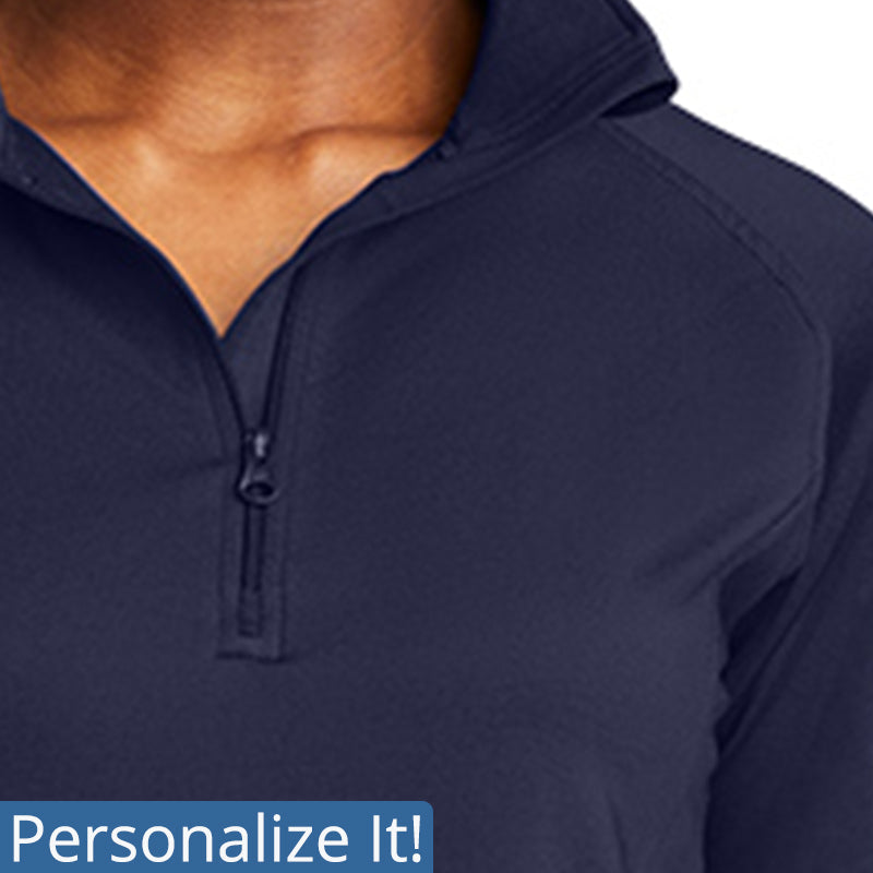 Ladies Sport-Wick® Stretch 1/2-Zip Pullover