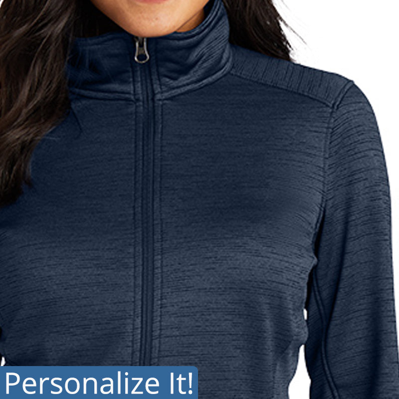 Ladies Digi Stripe Personalized Healthcare Jacket PLUS Tote Bag COMBO