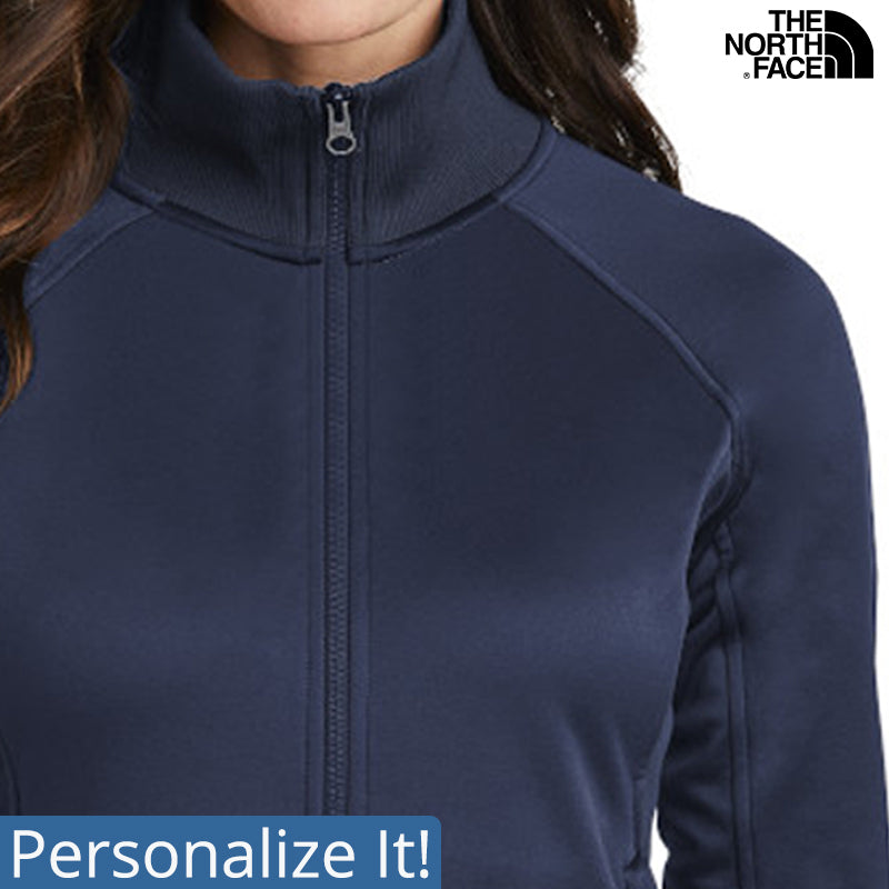 North face ladies tech online full zip fleece jacket