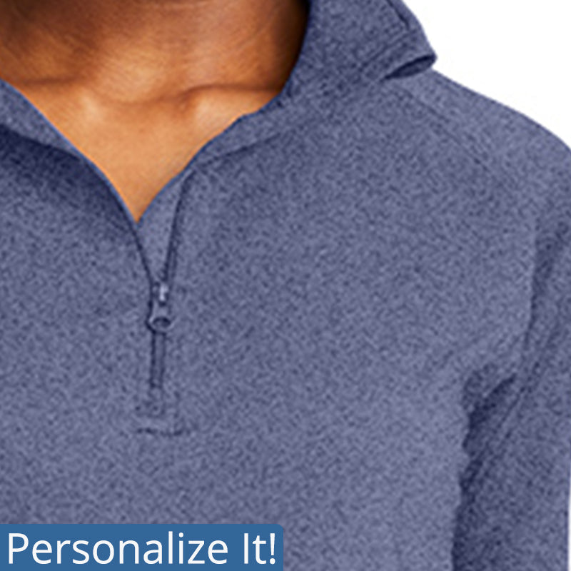 Ladies Sport-Wick® Stretch 1/2-Zip Pullover