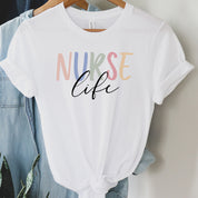 Adult Bella Canvas Tee | Nurse Life Multi Color