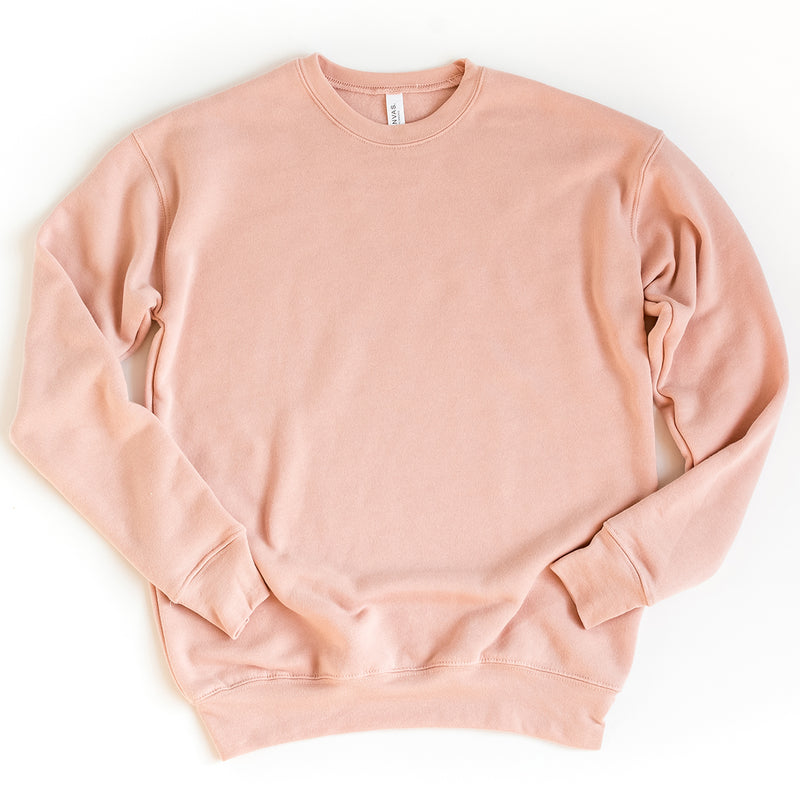 BELLA+CANVAS ® Unisex Sponge Fleece Drop Shoulder Sweatshirt | Neck Embroidery