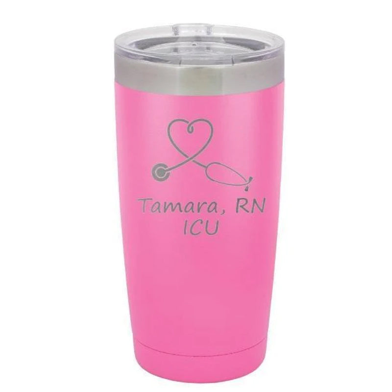 You Can't Scare Me I'm A Nurse Personalized Tumbler - Teezalo