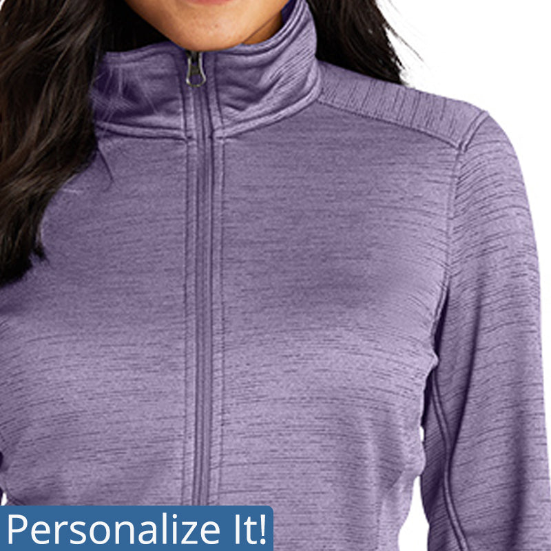 Ladies Digi Stripe Personalized Healthcare Jacket PLUS Tote Bag COMBO