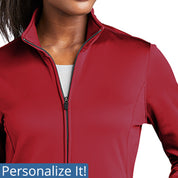 Personalized 100% Poly Ladies Sport-Wick® Full-Zip