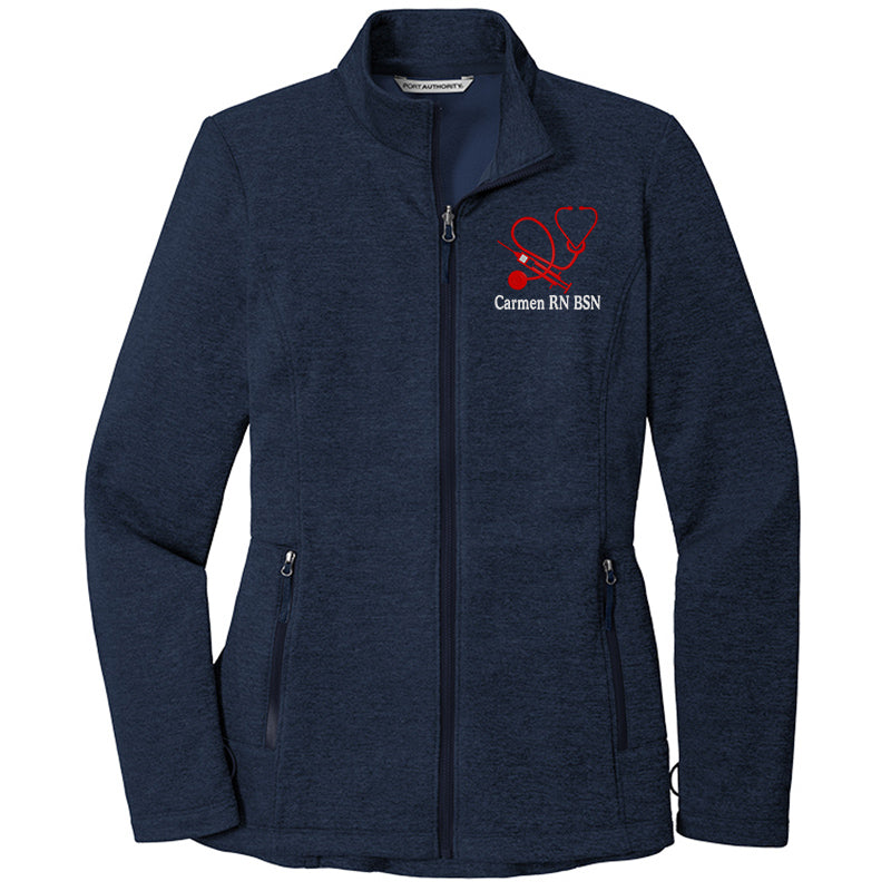 Personalized Ladies Value Fleece Jacket, Monogrammed Jacket, Embroidered  Jacket, Logo, Name, Initial Embroidery, Fall Jacket, Winter Jacket 