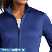 Personalized 100% Poly Ladies Sport-Wick® Full-Zip