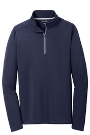 Sport-Tek 1/4 Zips NAVY / SMALL ST860 | Sport-Tek® Unisex Sport-Wick® Textured 1/4-Zip Pullover