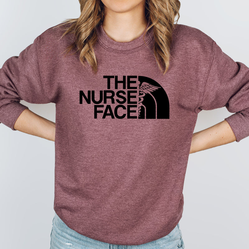 18000 | The Nurse Face Unisex Sweatshirt | Full Front