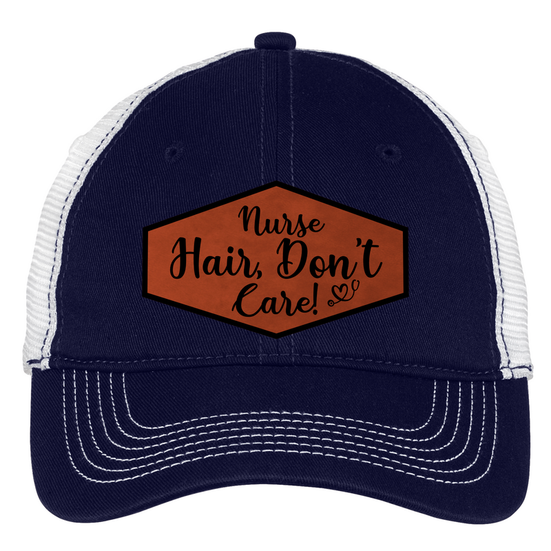 Nurse Hair Don't Care Trucker Cap