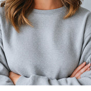 Custom Floral Appliqué Nurse Sweatshirt with Optional Personalized Tail