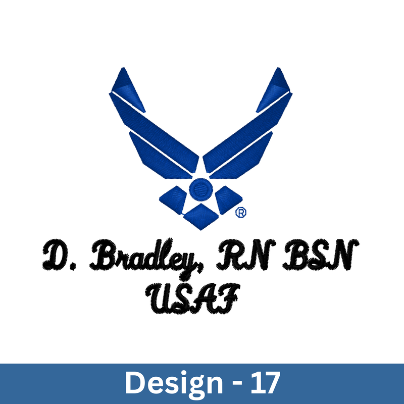 Specialty Design | Airforce Wings | Design 17