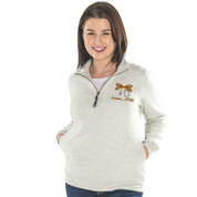 Women's Crosswind 1/4 Zip Sweatshirt  | Bow Embroidery