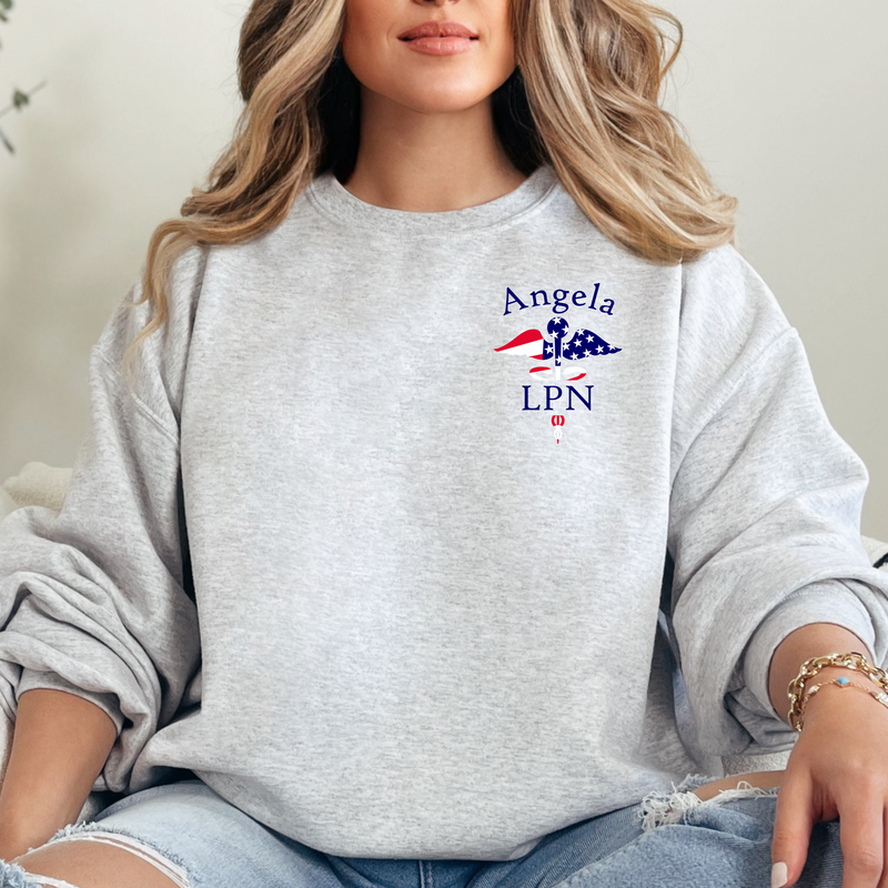 Flag Caduceus Bundle | Sweatshirt - Long-Sleeve Tee- Short Sleeve Tee