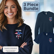 Flag Caduceus Bundle | Sweatshirt - Long-Sleeve Tee- Short Sleeve Tee