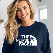 18000 | The Nurse Face Unisex Sweatshirt | Full Front