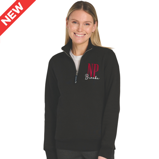 Charles River Women's Crosswind 1/4 Zip Sweatshirt  | Tall Certification Embroidery