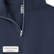 Custom Floral Appliqué Credentials Quarter Zip with Name