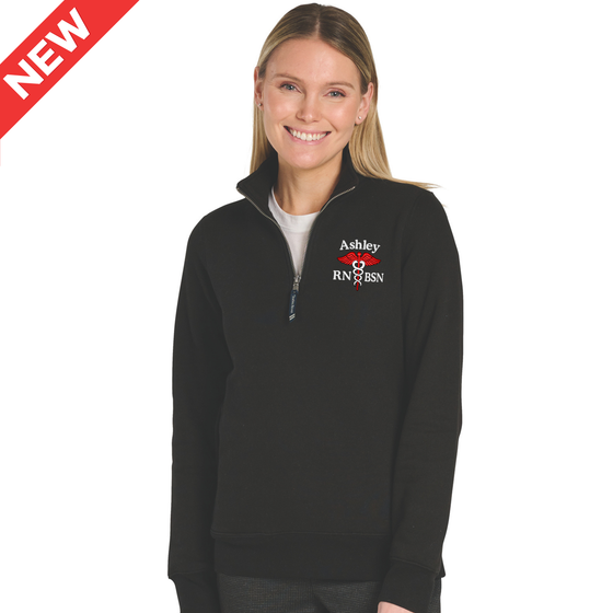 Charles River Women's Crosswind 1/4 Zip Sweatshirt for Healthcare Providers