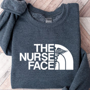 18000 | The Nurse Face Unisex Sweatshirt | Full Front