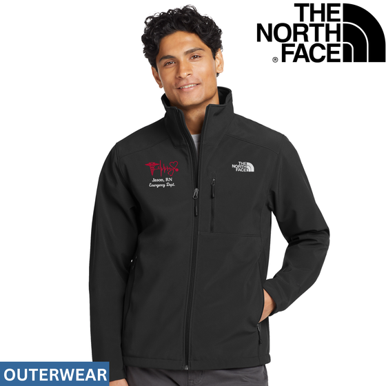 The North Face® Mens Apex Barrier Soft Shell Jacket | Custom Embroidered for Healthcare Professionals