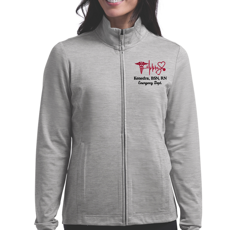 Charles River Women's Nu Fitness Jacket | Custom Embroidered