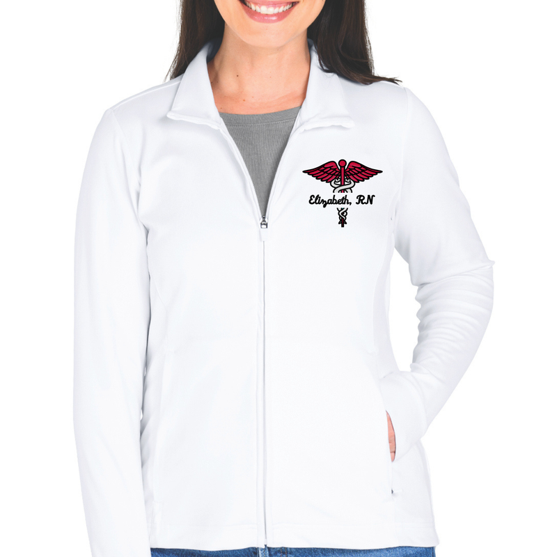 Charles River Women's Nu Fitness Jacket | Custom Embroidered