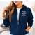 Brooke District Unisex Embroidered Full Zip Flag Caduceus Sweatshirt