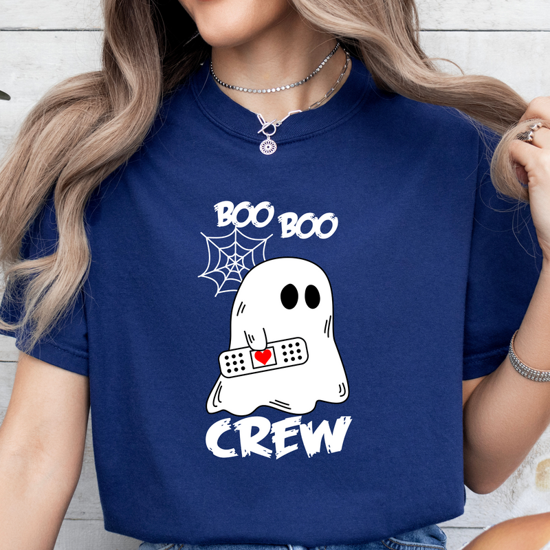 Comfort Colors Healthcare BOO BOO CREW printed tee