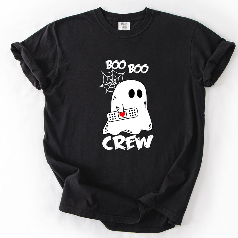 Comfort Colors Healthcare BOO BOO CREW printed tee