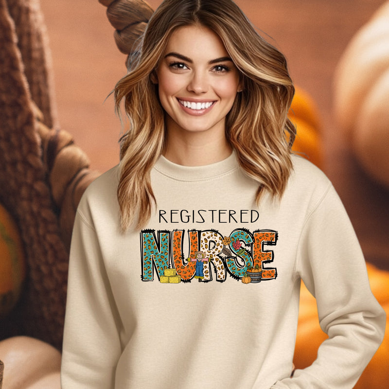 Crewneck Sweatshirt | Fall Registered Nurse