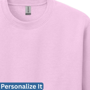 Personalized Crew Neck Sweatshirt with Healthcare Embroidery